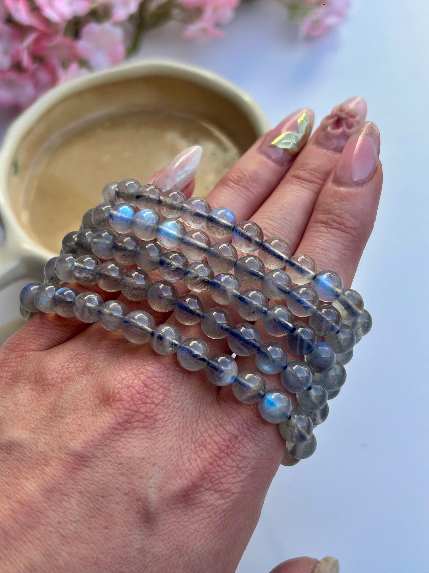 Labradorit Armband - 6mm