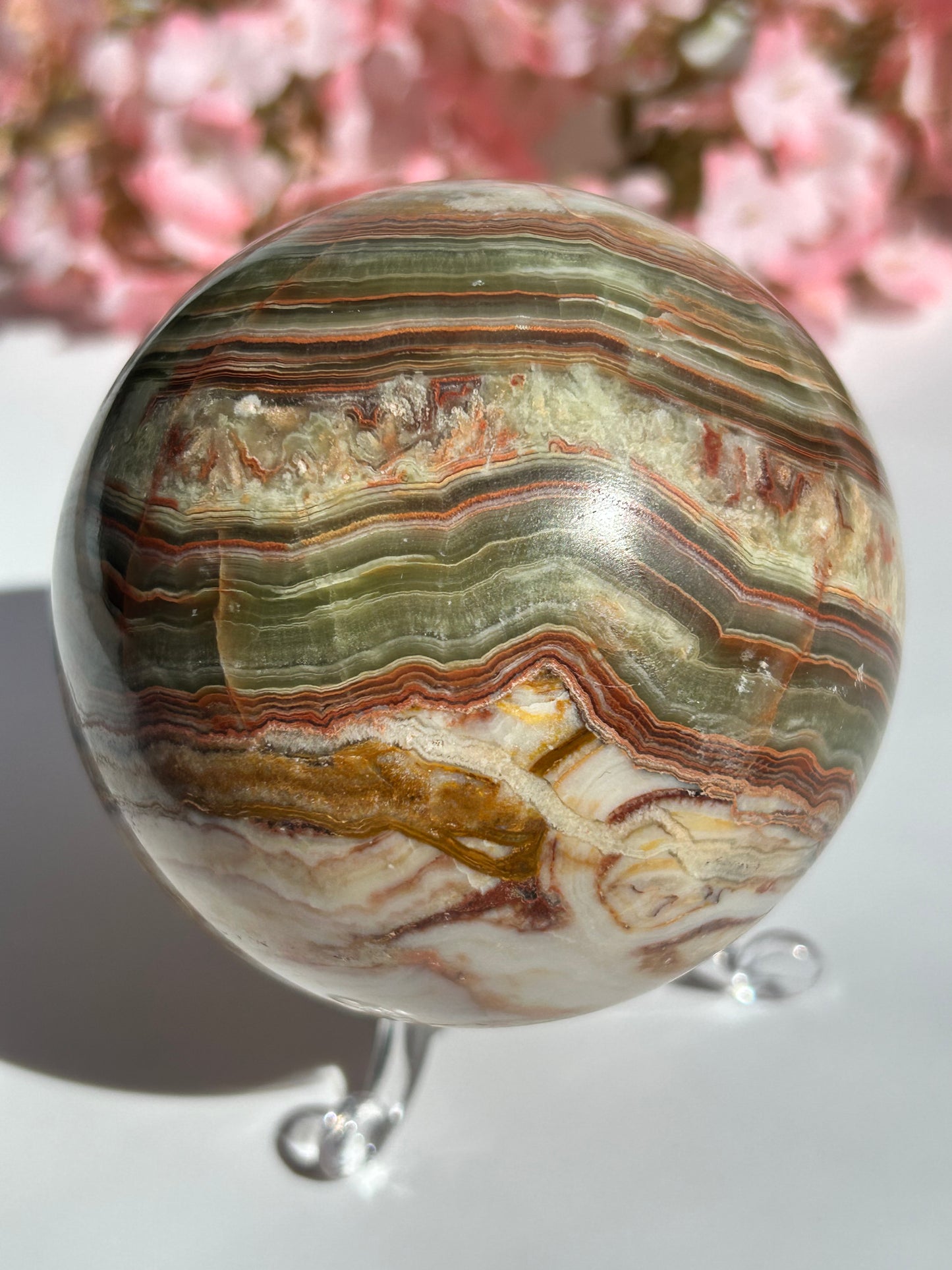 Onyx Mamor Kugel - 7,5cm - B