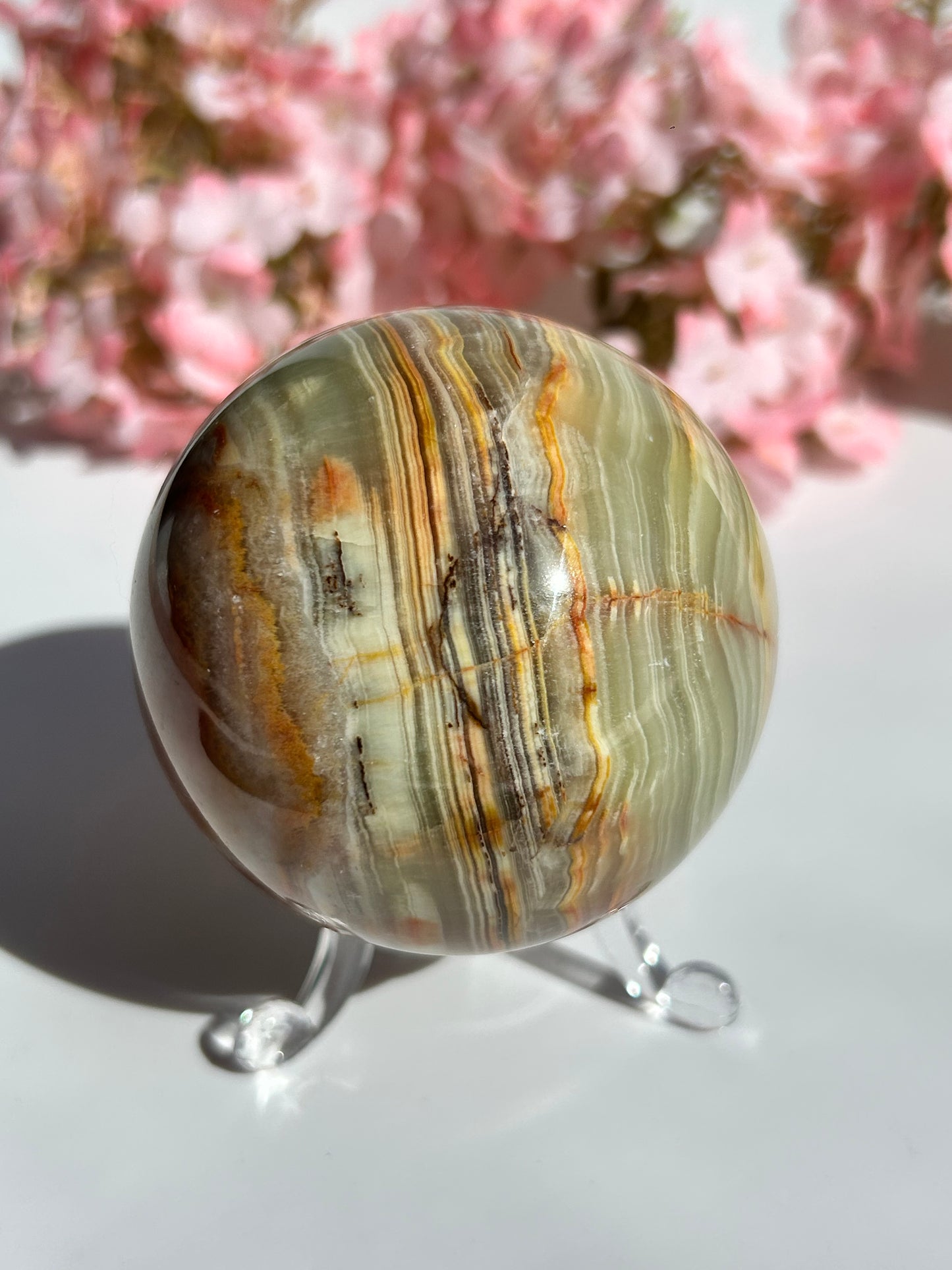 Onyx Mamor Kugel - 6,2cm - B