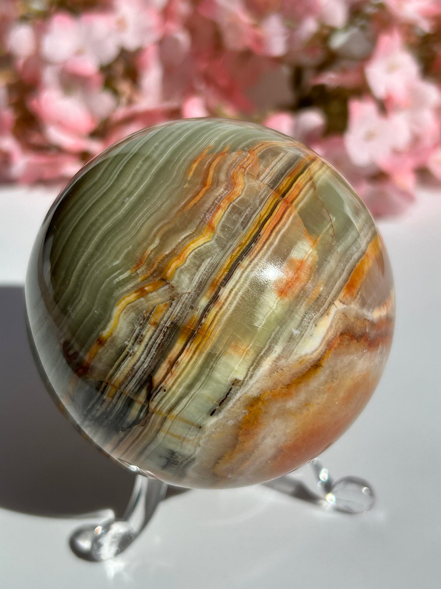 Onyx Mamor Kugel - 6,2cm - B