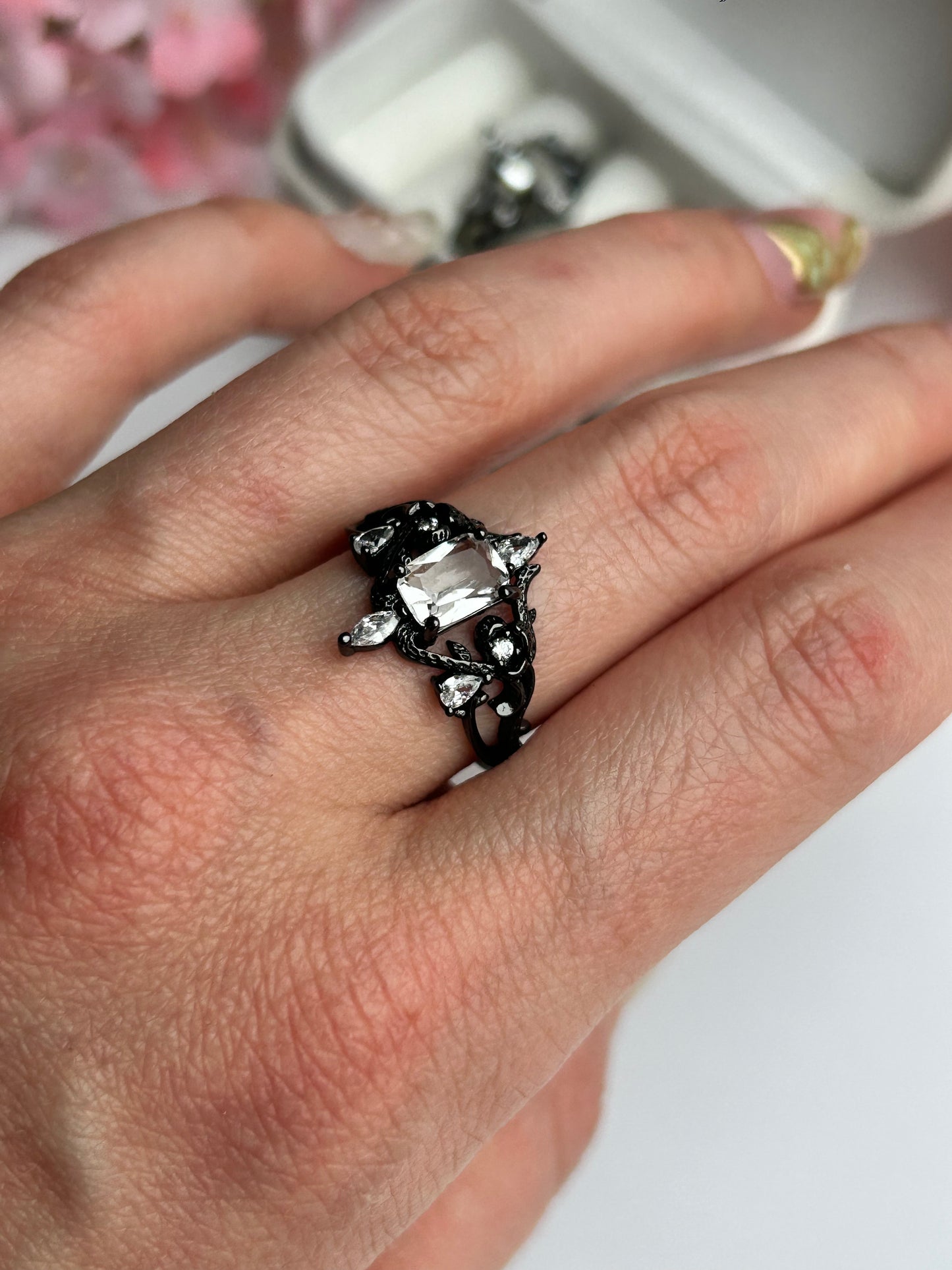 Bergkristall Ring - 925 Silber