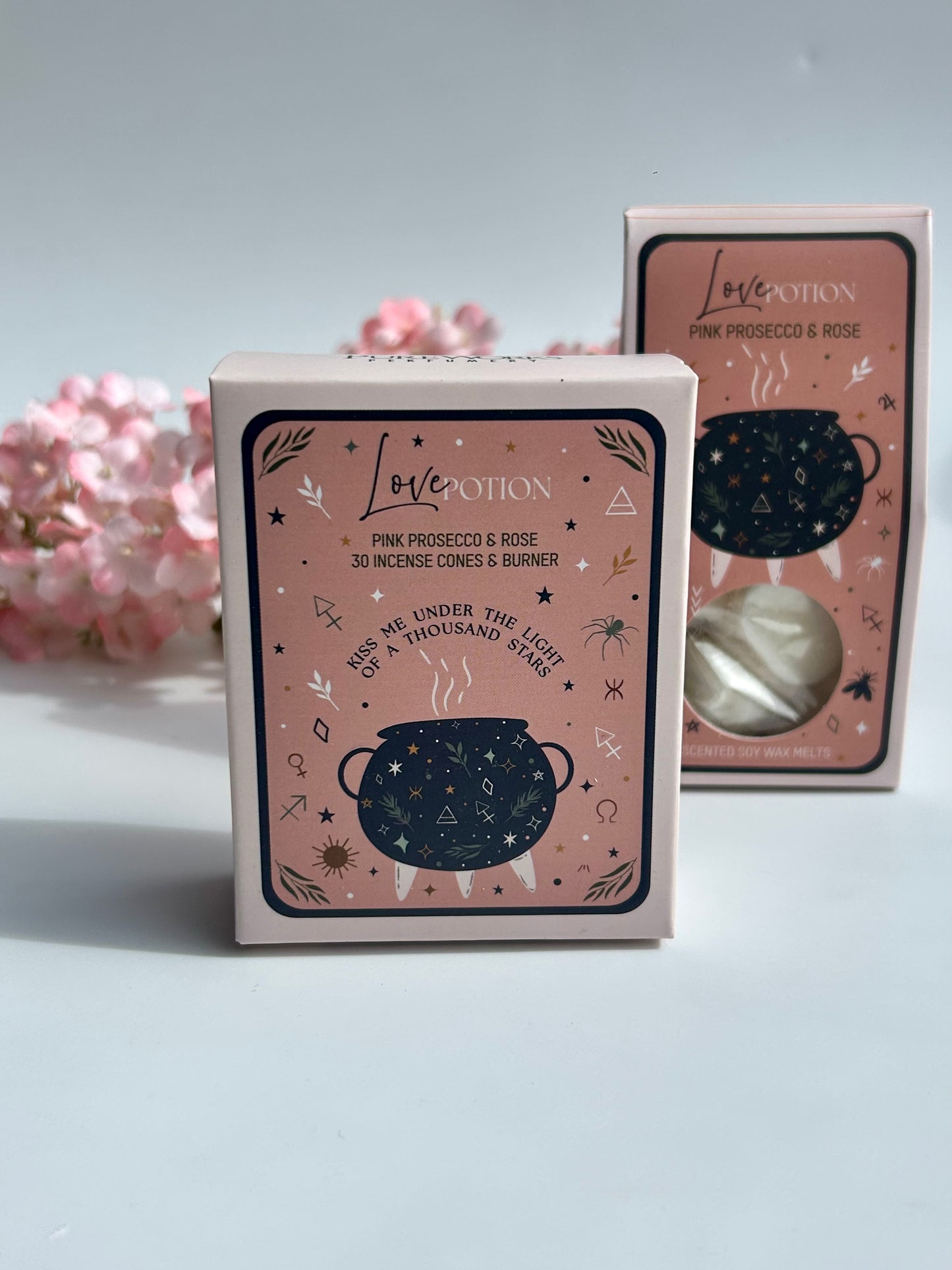 Räucherkegel 'Love Potion' - Pink Prosecco & Rose