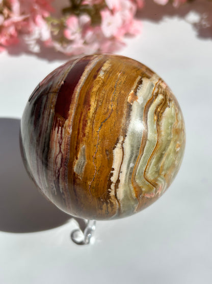 Onyx Mamor Kugel - 7,5cm - A